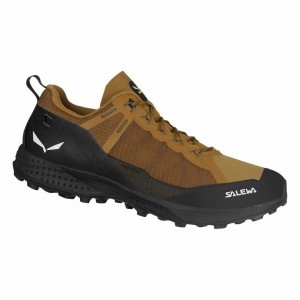 Men Salewa Pedroc Ptx Hiking Shoes Brown / Black | S-2610473