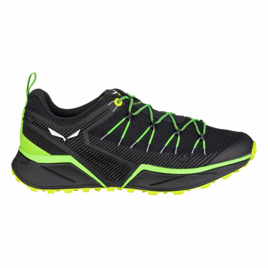 Men Salewa Dropline Hiking Shoes Green | S-1387942