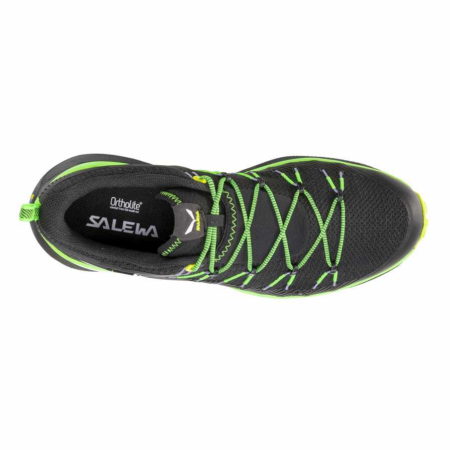 Men Salewa Dropline Hiking Shoes Green | S-1387942