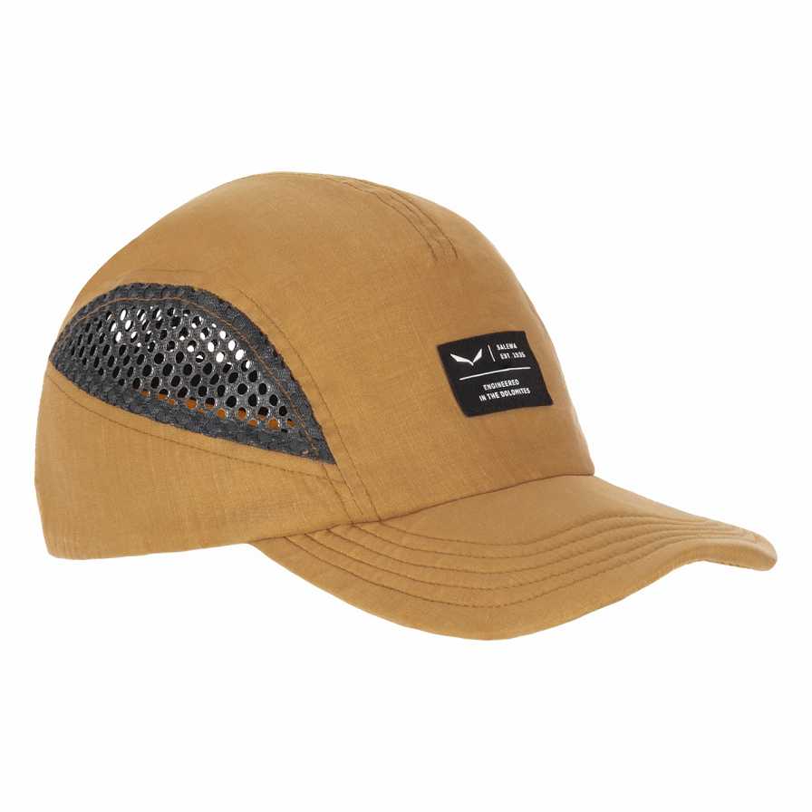 Men Salewa Hemp Flex 5 Cap Beige Brown | S-5319286