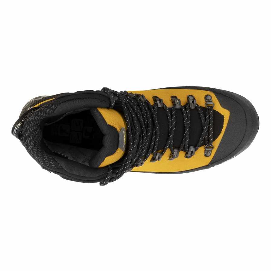 Men Salewa Ortles Ascent Mid GORE-TEX® Mountaineering Boots Yellow Gold / Black | S-0524317