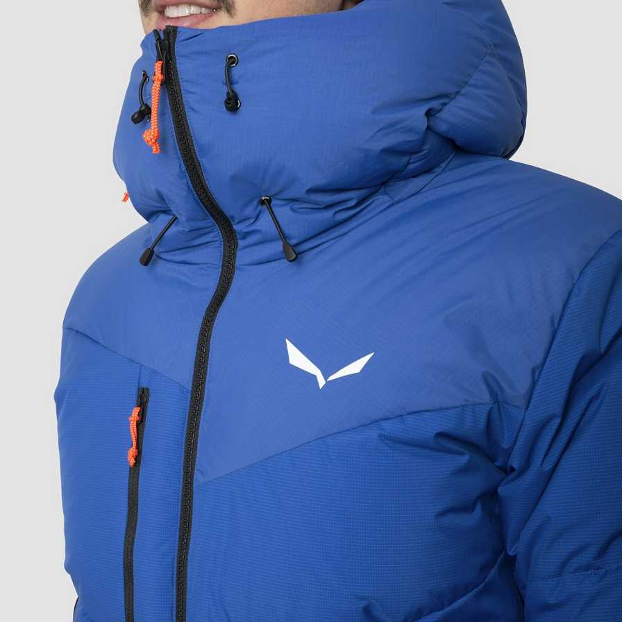 Men Salewa Ortles Heavy 2 Ptx/Rds Down Jacket Blue | S-0215483