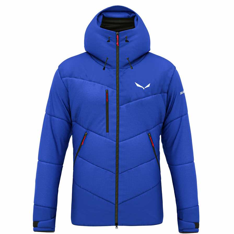 Men Salewa Ortles Heavy 2 Ptx/Rds Down Jacket Blue | S-0215483