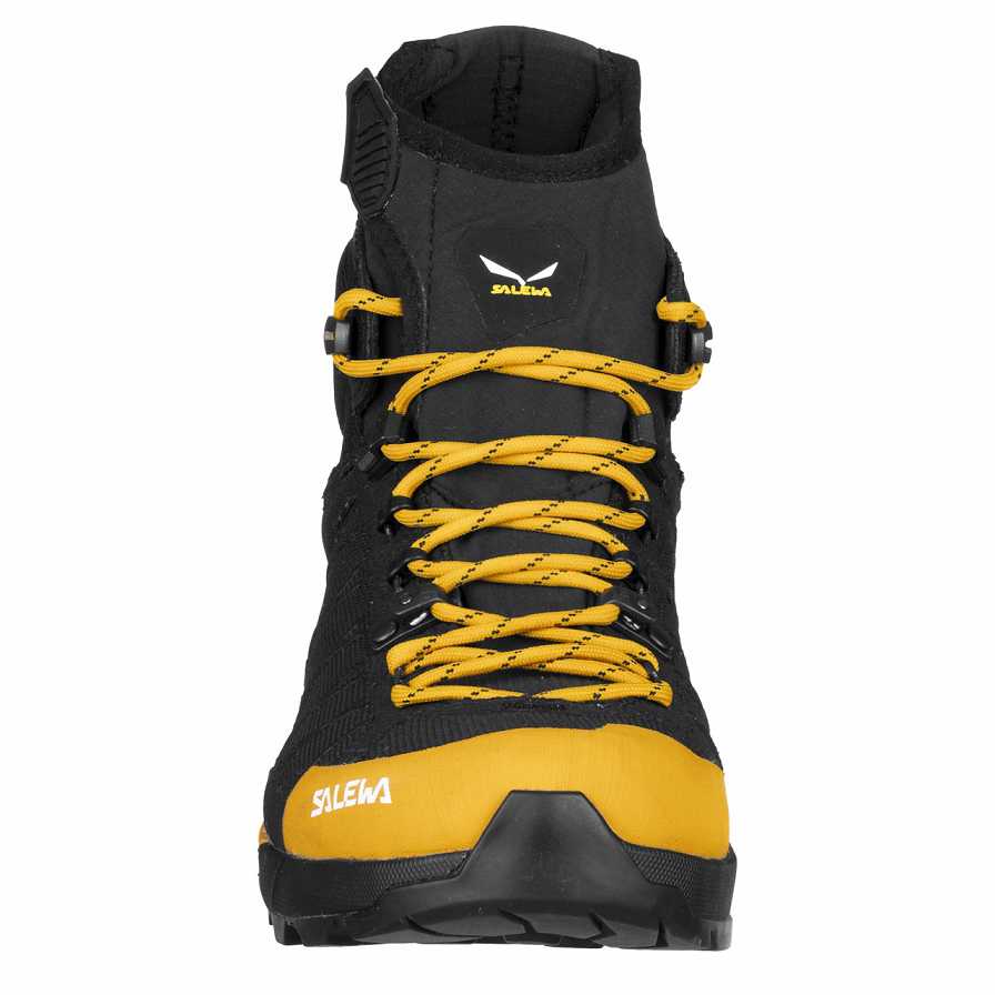 Men Salewa Ortles Light Mid Ptx Mountaineering Boots Gold / Black | S-2708349