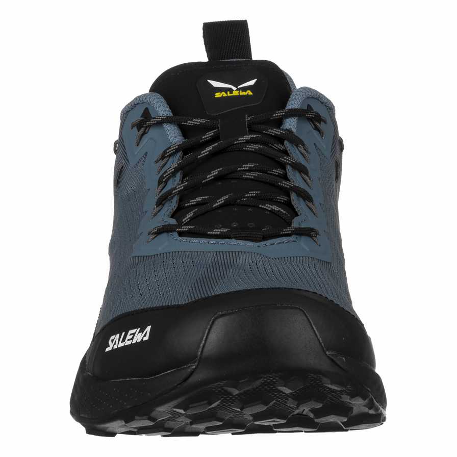 Men Salewa Pedroc Air Hiking Shoes Blue / Black | S-8617349