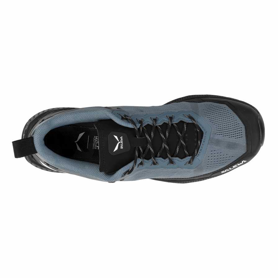 Men Salewa Pedroc Air Hiking Shoes Blue / Black | S-8617349