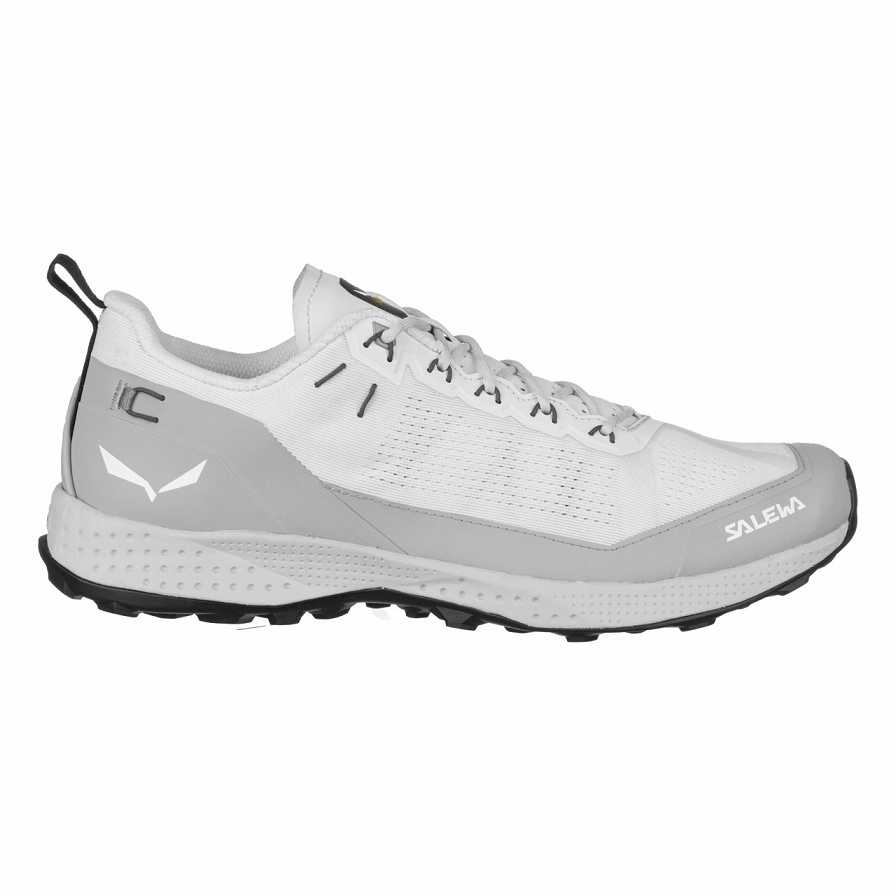 Men Salewa Pedroc Air Hiking Shoes White / Light Grey | S-4230789