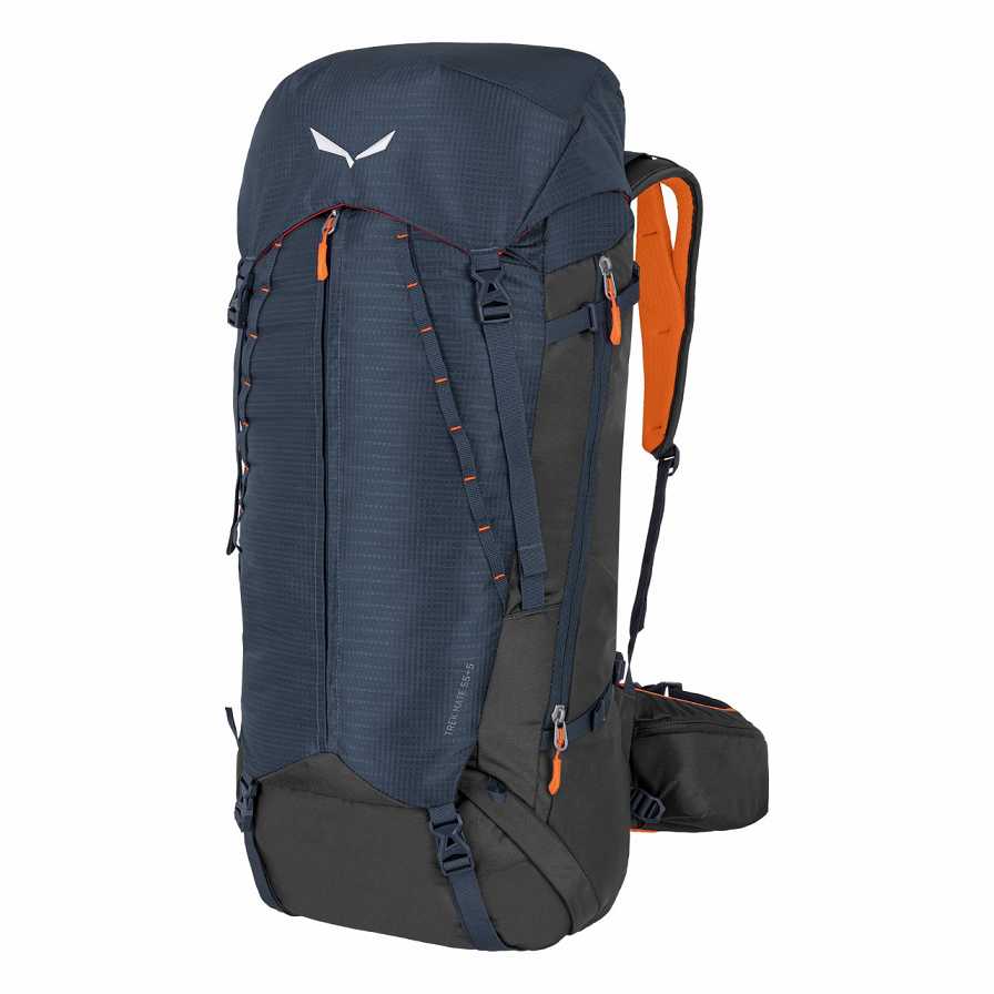 Men Salewa Trek Mate 55+5l Backpack Blue Dark Blue | S-6381459