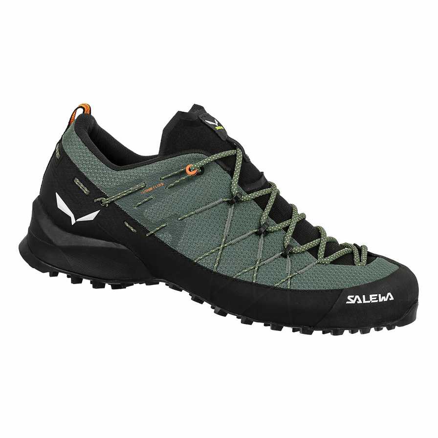 Men Salewa Wildfire 2 Approach Shoes Green / Black | S-4120765