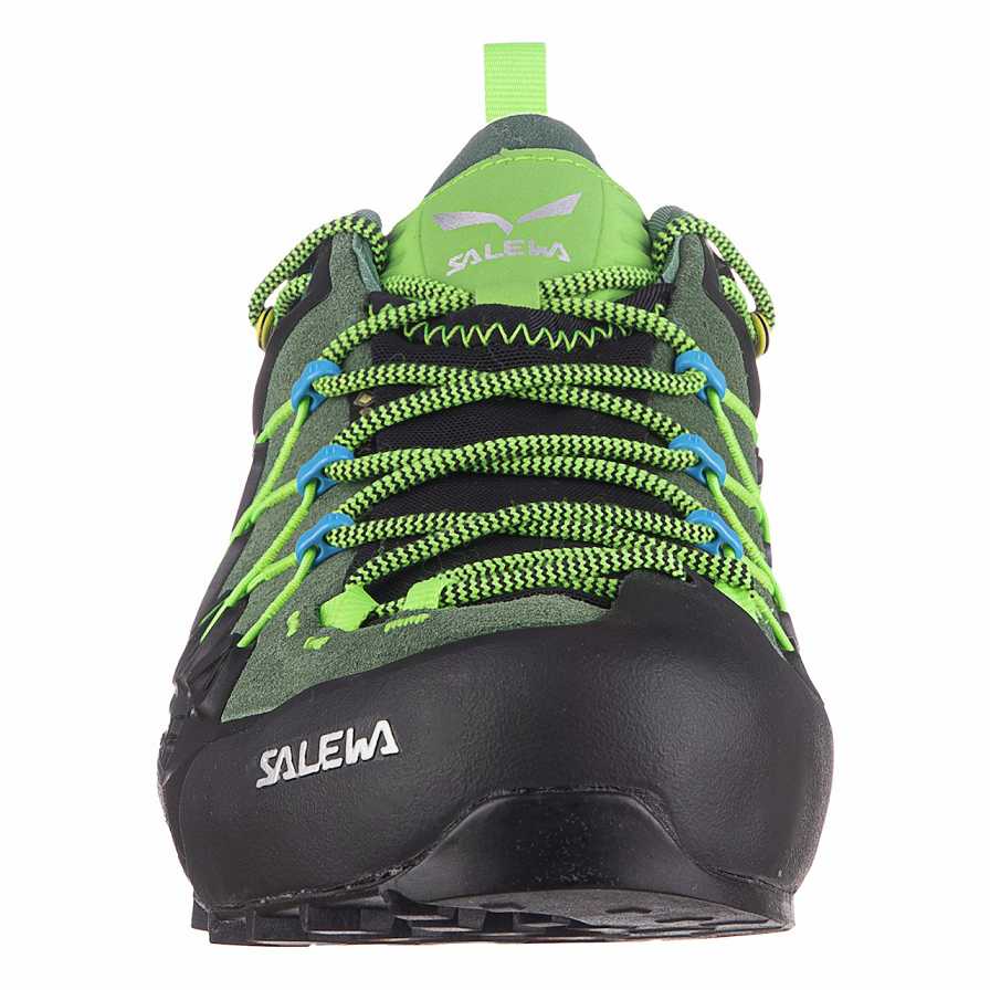 Men Salewa Wildfire Edge GORE-TEX® Approach Shoes Green / Green | S-7250948