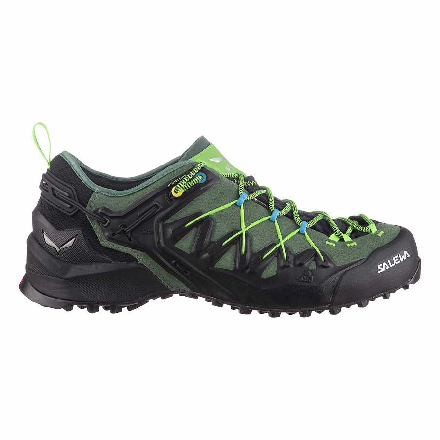 Men Salewa Wildfire Edge GORE-TEX® Approach Shoes Green / Green | S-7250948