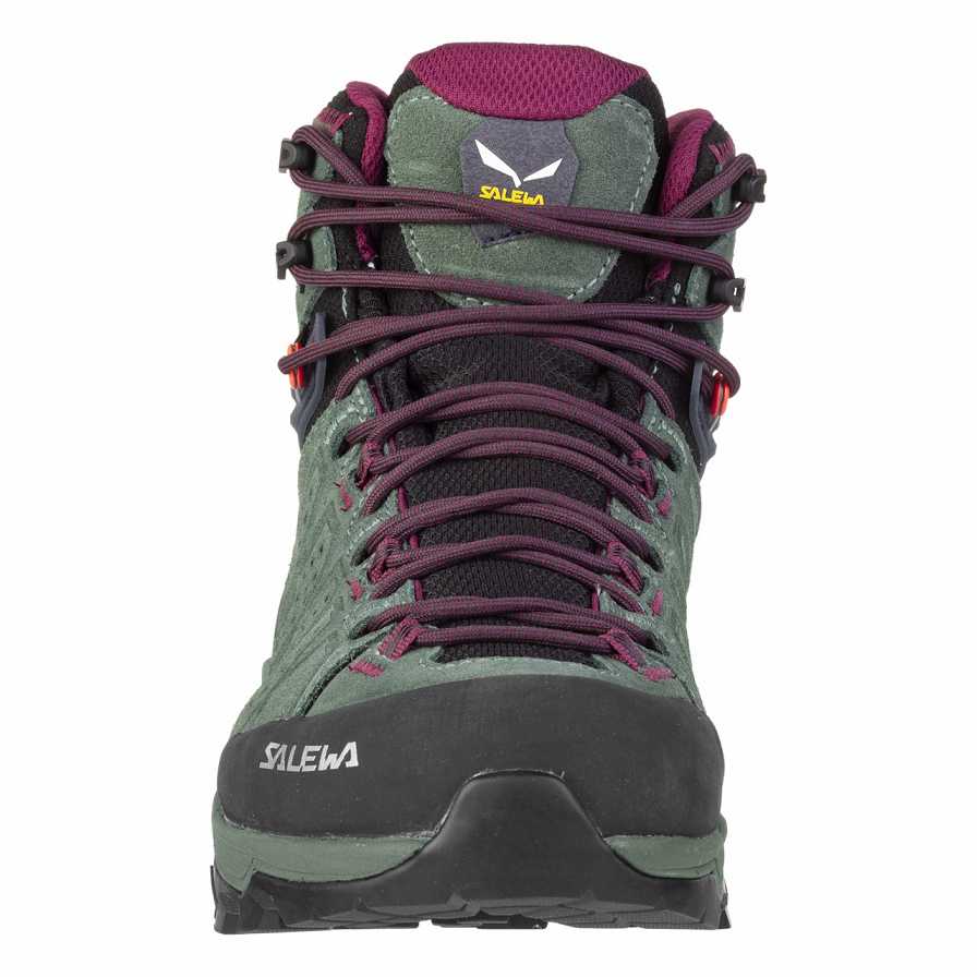 Women Salewa Alp Trainer 2 Mid GORE-TEX® Hiking Boots Green | S-1876924