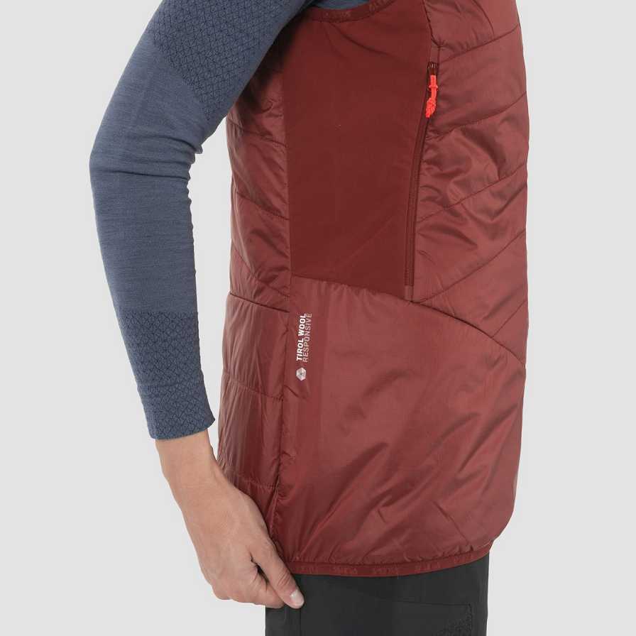 Women Salewa Ortles Hyb Vest Red | S-8021769