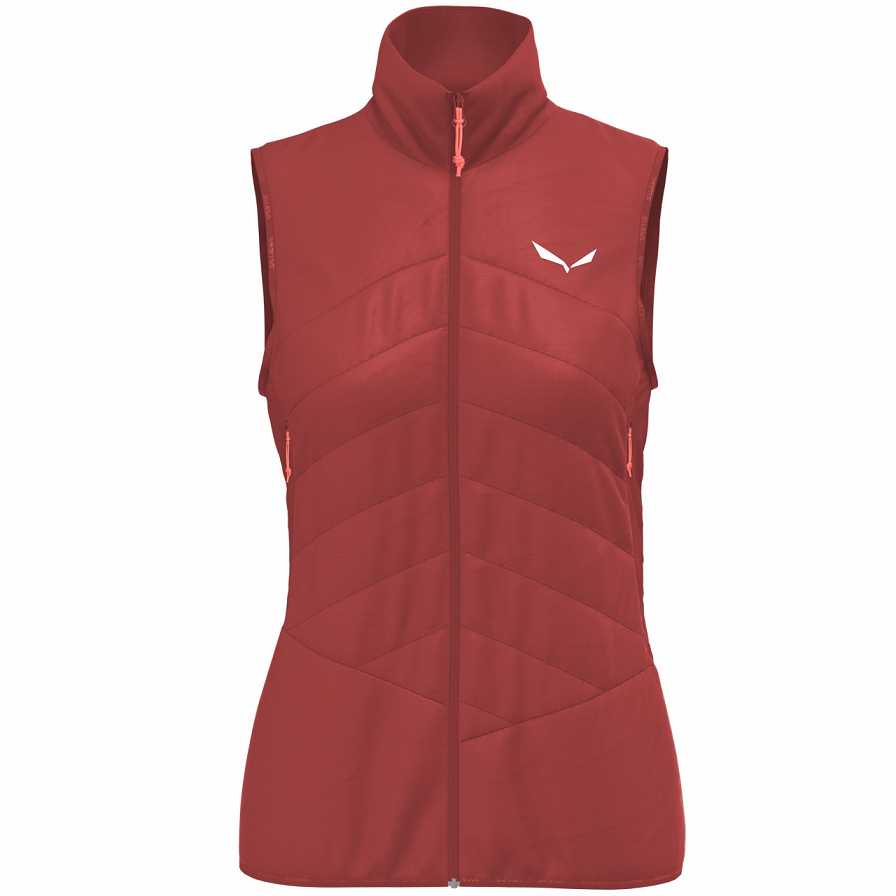 Women Salewa Ortles Hyb Vest Red | S-8021769