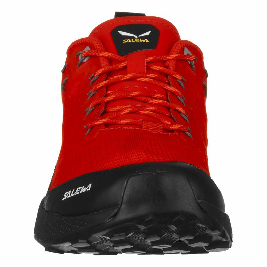 Women Salewa Pedroc Air Hiking Shoes Red / Black | S-8934567