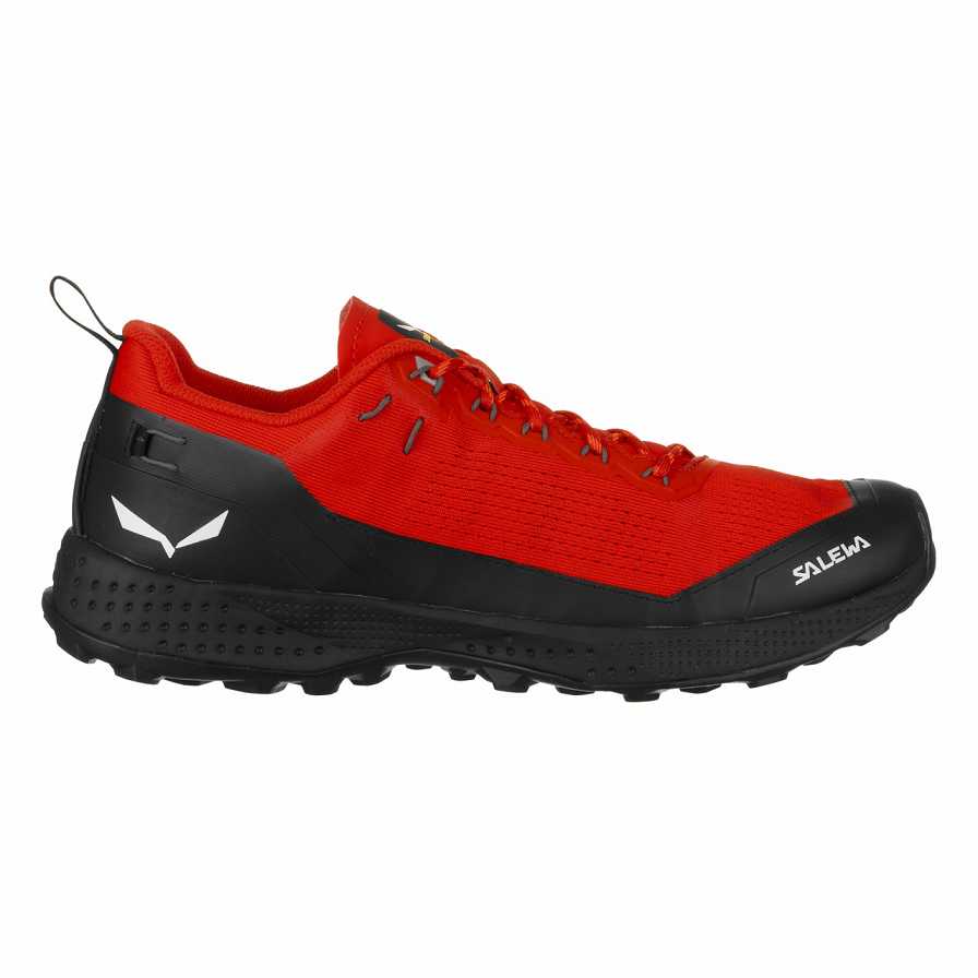 Women Salewa Pedroc Air Hiking Shoes Red / Black | S-8934567