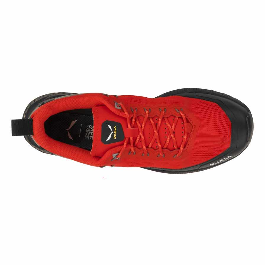 Women Salewa Pedroc Air Hiking Shoes Red / Black | S-8934567