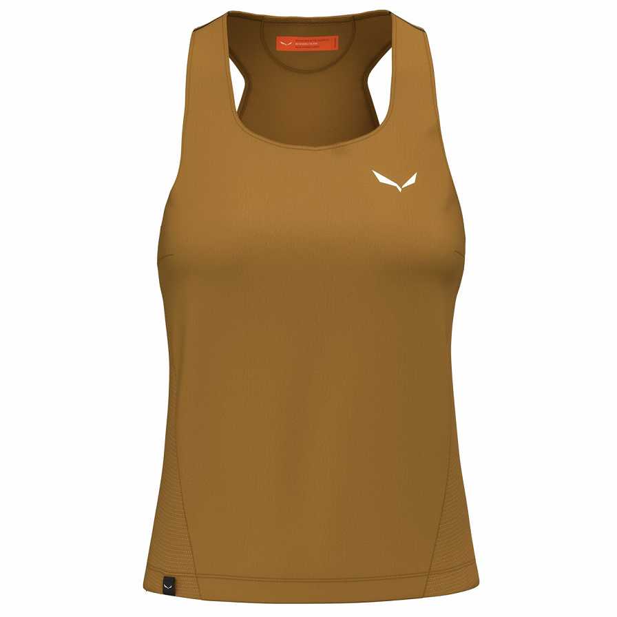 Women Salewa Pedroc Dry Base Layer Beige Brown | S-6218490