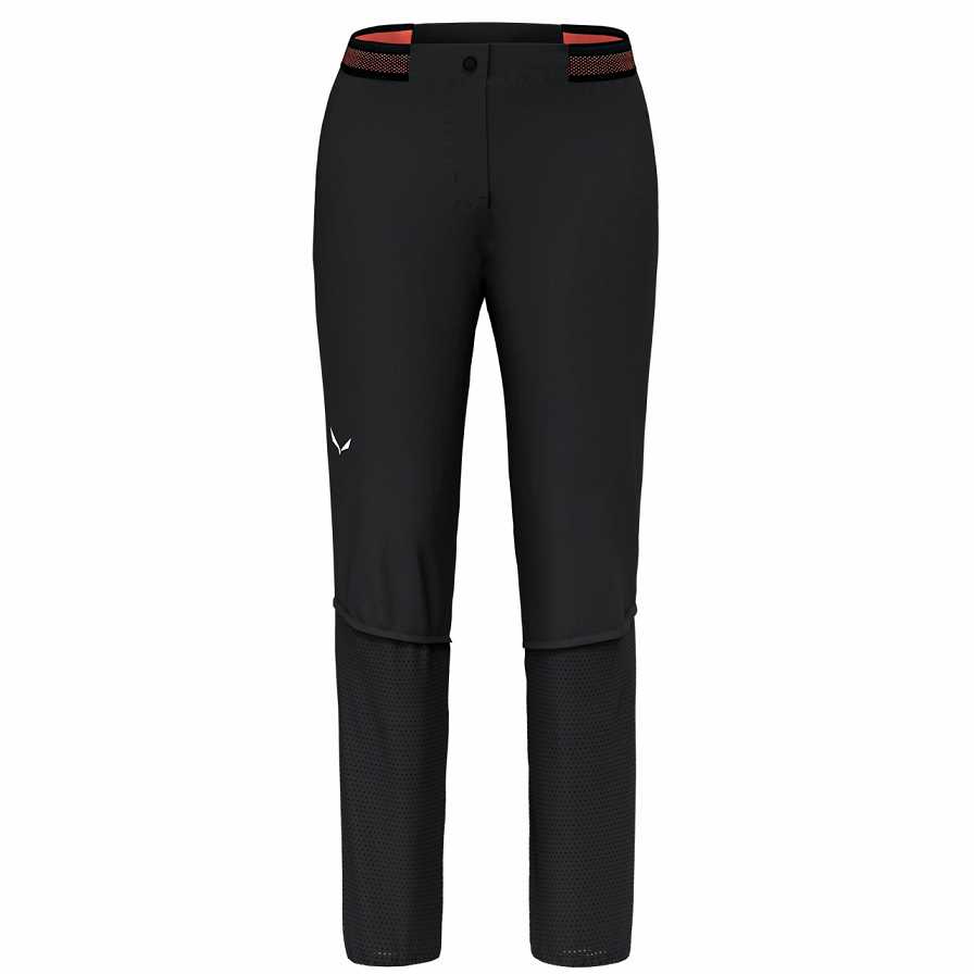 Women Salewa Pedroc Pro Dst Pants Black | S-1382045