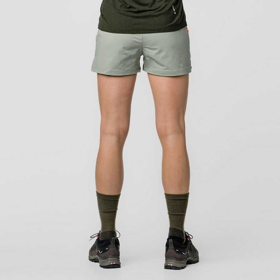 Women Salewa Puez Dst Shorts Green Grey | S-1874029