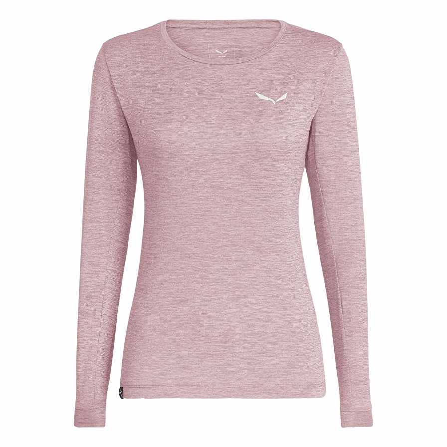 Women Salewa Puez Melange Dry Base Layer Pink | S-2495736