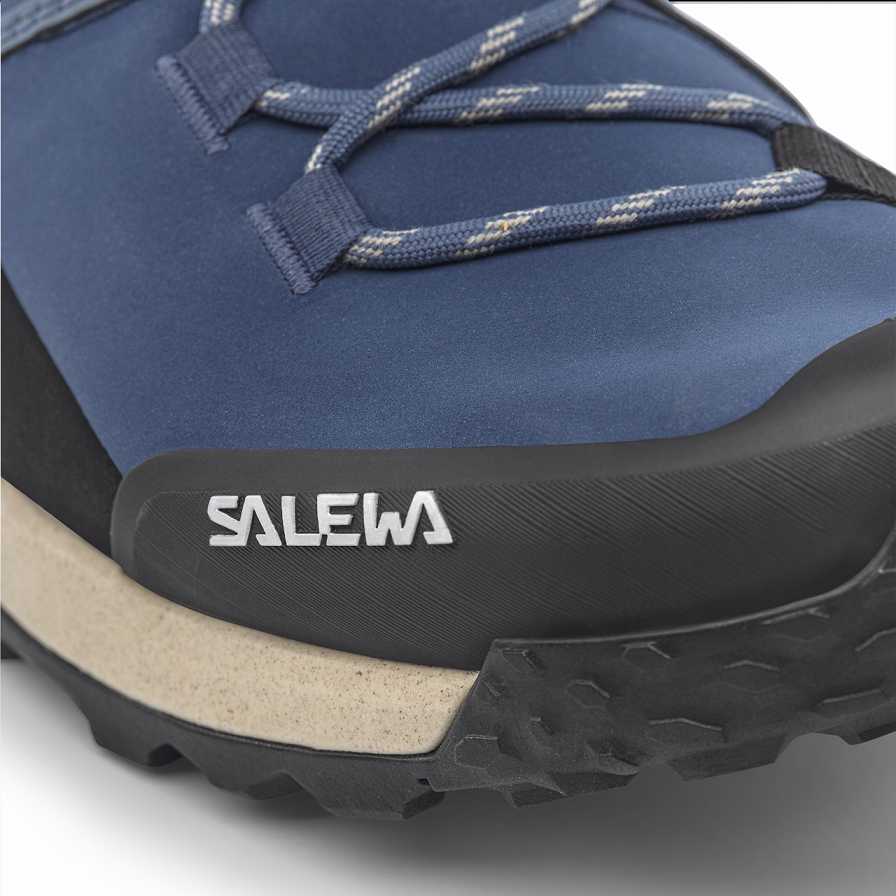 Women Salewa Puez Winter Mid Powertex Hiking Boots Dark Blue / Black | S-9316408