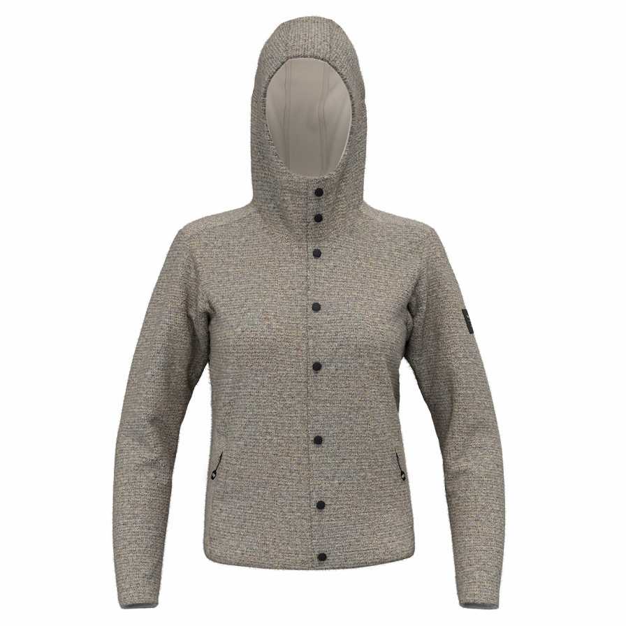 Women Salewa Sarner Undyed Wool Hooded Jackets Beige | S-8054926