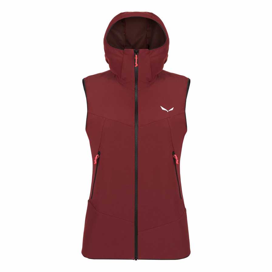 Women Salewa Sella Dst Vest Red | S-3951840