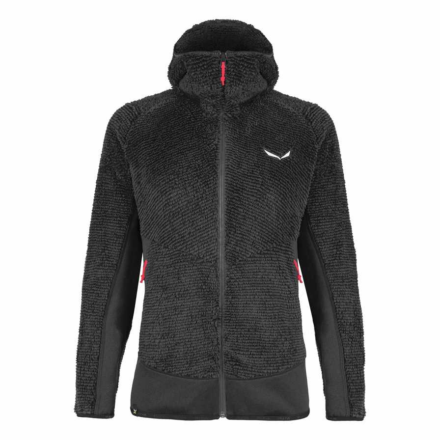 Women Salewa Tognazza Polarlite Fleece Jackets Black | S-3072891